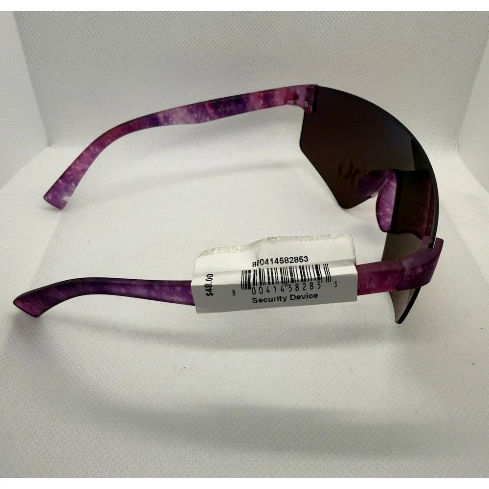 NEW Hurley Galactic Print‎ Shield Sunglasses Purple Mirror Lens 100% UVP